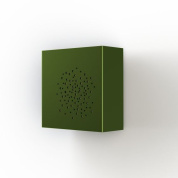 настенный светильник кубической формы зеленого цвета