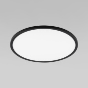 накладной потолочный светильник кольцевой формы с плоским рассеивателем