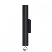 настенный светильник с узким продолговатым корпусом