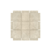 2500-0400 Basket Design House Stockholm Квадратный ковёр в бежевых тонах с текстурным узором
