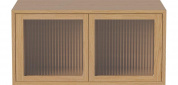 Case 1 x 2 w. 2 glass doors - 28 cm Bolia книжный шкаф