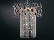 Diamond Подвесной галогенный светильник с кристаллами Serip CT3244