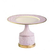 Taormina pink & gold medium cake stand подставка для торта, Villari