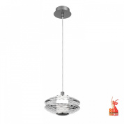 подвесной светильник цилиндрический с зеркальным эффектом