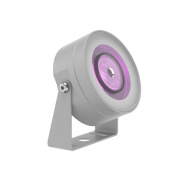 уличный спот на штыре серый с поворотной головкой