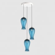 Lantern Light Petite - Denim, 3 Drop Cluster подвесной светильник, Rothschild & Bickers