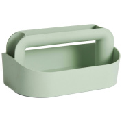 ящик для инструментов пластиковый с ручкой в оттенке мяты