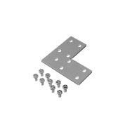 соединительный угол серебристого оттенка для накладной магнитной трековой системы 23mm Exility