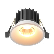 встраиваемый потолочный светильник белого цвета с глубоким отражателем