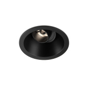 встраиваемый потолочный точечный светильник с круглым корпусом и утопленным источником света