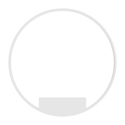 настенный светильник белого цвета в форме кольца с равномерным рассеиванием света