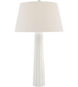 Fluted Spire Visual Comfort настольная лампа гипс белый CHA8906WHT-L