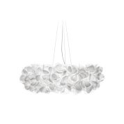 подвесной светильник с лепестковым плафоном белого цвета