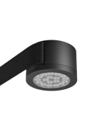 встраиваемый потолочный светильник черного цвета