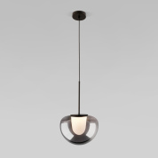 подвесной светильник с полусферическим металлическим плафоном