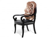 NextArt Мягкий тканевый стул с подлокотниками Sicis