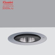 ER36 Light Up iGuzzini Floor recessed Earth D=239mm - Flush-mount stainless steel frame -Warm white - Wide Flood optic - DALI - Ta max 35°C