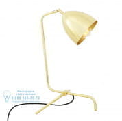 Kinshasa Table Lamp Светодиодная настольная лампа ручной работы из латуни с прямым непрямым светом в современном стиле Mullan Lighting MLTL042ANTBRS
