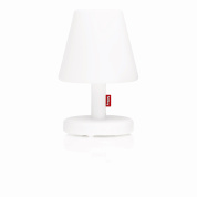 настольная лампа с белым абажуром и выключателем IP55