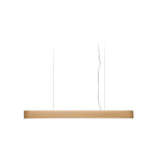 подвесной линейный светильник цилиндрической формы белого оттенка