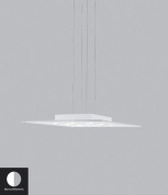 Pop Icone Одинарный подвес квадратный Aluminium, White i-c-0543