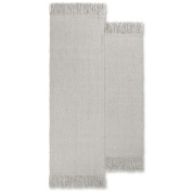 текстильный ковер прямоугольной формы с бахромой