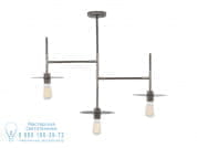 TABORA Латунный потолочный светильник Mullan Lighting MLF306ANTBRS