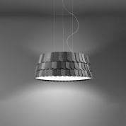 люстра цилиндрической формы антрацитового цвета