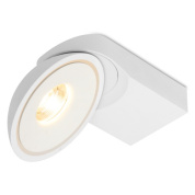 накладной потолочный светодиодный светильник с поворотным цилиндрическим модулем и направленным светом