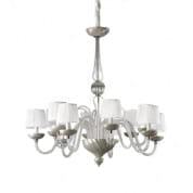 Alba veneziana chandelier 12 lights - pearl grey люстра, Villari