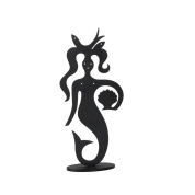 20165201 Vitra Silhouette Фигурка настенная силуэт русалки чёрная