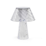 настольный аккумуляторный светильник с прозрачным абажуром
