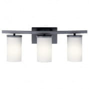 Crosby 3 Light Vanity Light Black настенный светильник 45497BK Kichler