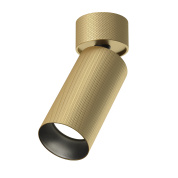 потолочный светильник цилиндрической формы цвета матовое золото