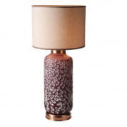 Anasa Purple/White Glass Peony Purple Glass Lamp настольная лампа Sutra Decor 141061
