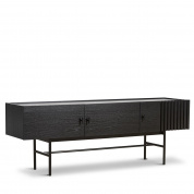 Array low sideboard 150 cm Black Woud, буфет