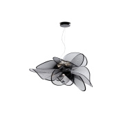 Slamp La Belle Etoile SP люстра с прозрачным рассеивателем чёрный ETOSS00BLK01T00LEDEU