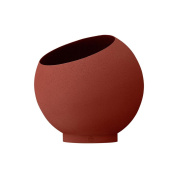 504679002013 GLOBE AYTM Кашпо круглое в форме шара тёплого кирпично-красного оттенка Ø30 см
