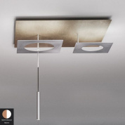 PETRA-P3REBI Icone Petra PLAFONIERA 42+13W 3000K RAME ETRUSCO -BIANCO Потолочный светильник