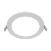 встраиваемый потолочный светильник круглой формы белого цвета