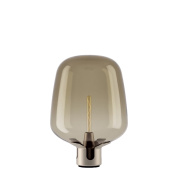 настольная лампа с абажуром пастельного цвета