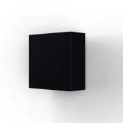 настенный светильник квадратной формы черного цвета