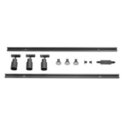 трековая система с одноконтурным шинопроводом и комплектом креплений для однофазного трека