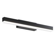 настенная подсветка черного цвета с плоским корпусом