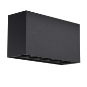 потолочный светильник прямоугольный графитового цвета