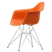4055737200526 Eames Plastic Vitra Стул обеденный, оранжевый/хром