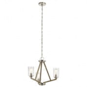 Deryn 18.25" 3 Light Pendant Distressed Antique Grey подвесной светильник 43037DAG Kichler