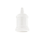 249186 Ideal Lux PORTALAMPADA E27 GHIERA BIANCO lampholder белый