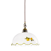 торшер с белым цилиндрическим абажуром на латунной стойке