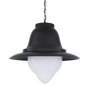 уличный подвесной светильник с защитным колпаком для фасадов и террас